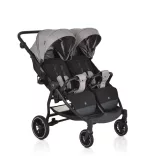 MONI TWINGO Iker babakocsi lábzsákkal VSZÜRKE/SILVER