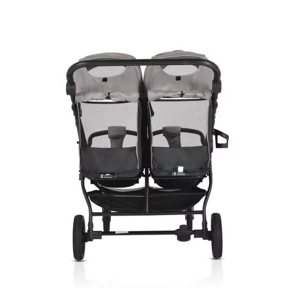 MONI TWINGO Iker babakocsi lábzsákkal VSZÜRKE/SILVER