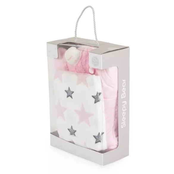 TAKARÓ Sleepy bear 90x75cm PINK