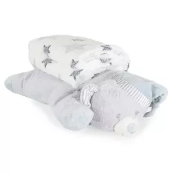 TAKARÓ Sleepy bear 90x75cm SZÜRKE