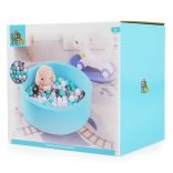 LABDAMEDENCE 200db 5,5cm labdával KÉK/TÜRKIZ