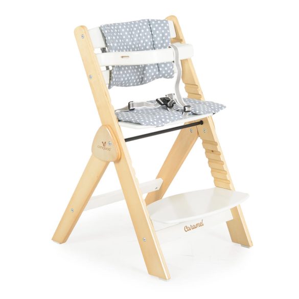 CARAMEL fa etetőszék 15kg-ig terhelhető FEHÉR