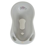 FOREST BEAR babakád, piskóta alak 100 cm PASZTEL SZÜRKE