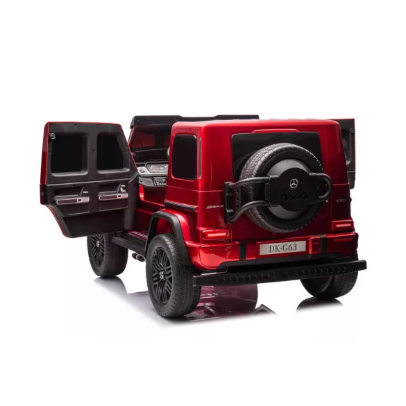BO Mercedes-Benz G63 4x4 2személyes elektromos autó PIROS