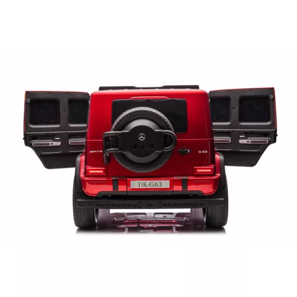 BO Mercedes-Benz G63 4x4 2személyes elektromos autó PIROS