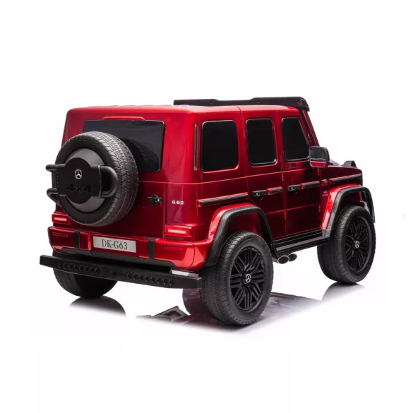 BO Mercedes-Benz G63 4x4 2személyes elektromos autó PIROS