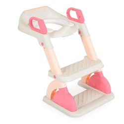   MURRAY lépcsős WC szűkítő 2 lépcsővel, fogantyúval PINK