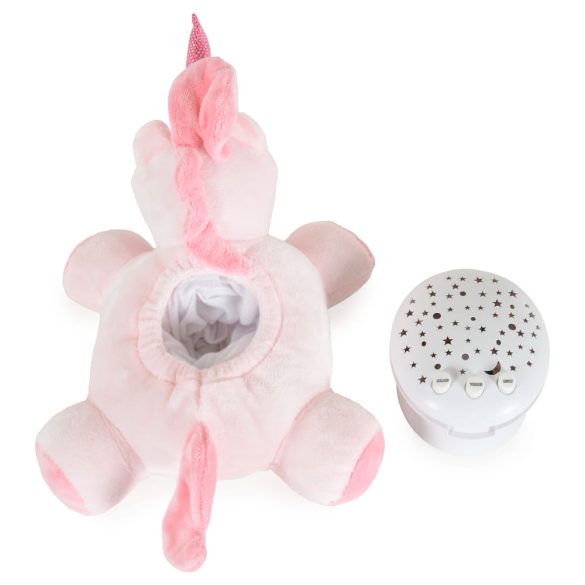 LAMP Poppy éjjeli lámpa és projektor UNIKORNIS plüssfigura