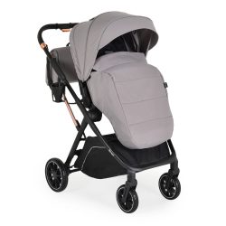   BINGO babakocsi 22kg-ig, sport vázzal, összecsukható 2 irányban STEEL/EZÜSTSZÜRKE