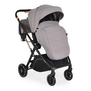 BINGO babakocsi 22kg-ig, sport vázzal, összecsukható 2 irányban STEEL/EZÜSTSZÜRKE