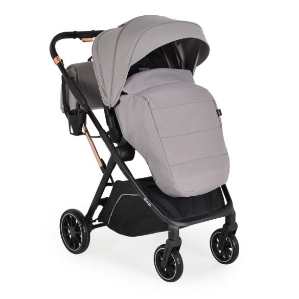 BINGO babakocsi 22kg-ig, sport vázzal, összecsukható 2 irányban STEEL/EZÜSTSZÜRKE