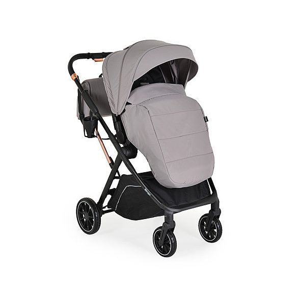 BINGO babakocsi  SZETT újszülött kortól 22kg-ig 2in1 sport+váz+hordozó STEEL EZÜSTSZÜRKE