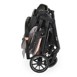 BINGO babakocsi  SZETT újszülött kortól 22kg-ig 2in1 sport+váz+hordozó STEEL EZÜSTSZÜRKE