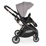 BINGO babakocsi 22kg-ig, sport vázzal, összecsukható 2 irányban STEEL/EZÜSTSZÜRKE