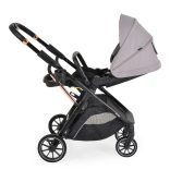 BINGO babakocsi 22kg-ig, sport vázzal, összecsukható 2 irányban STEEL/EZÜSTSZÜRKE