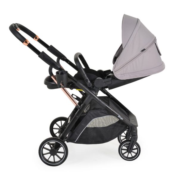 BINGO babakocsi 22kg-ig, sport vázzal, összecsukható 2 irányban STEEL/EZÜSTSZÜRKE