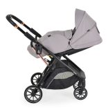 BINGO babakocsi 22kg-ig, sport vázzal, összecsukható 2 irányban STEEL/EZÜSTSZÜRKE