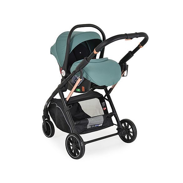 BINGO babakocsi  SZETT újszülött kortól 22kg-ig 2in1 sport+váz+hordozó MARINE ZÖLD