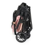 BINGO babakocsi  SZETT újszülött kortól 22kg-ig 2in1 sport+váz+hordozó PINK