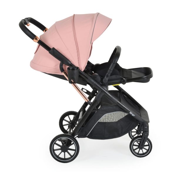 BINGO babakocsi 22kg-ig, sport vázzal, összecsukható 2 irányban PINK