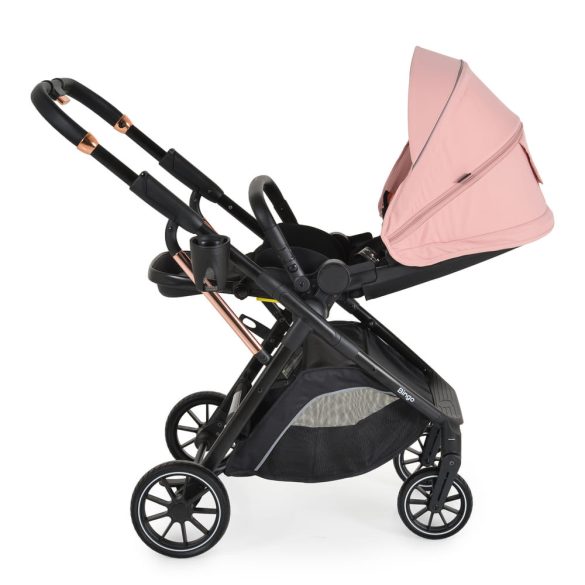 BINGO babakocsi 22kg-ig, sport vázzal, összecsukható 2 irányban PINK