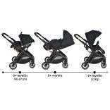 BINGO babakocsi SZETT újszülött kortól 22kg-ig 2in1 sport+váz+hordozó ANTRACIT