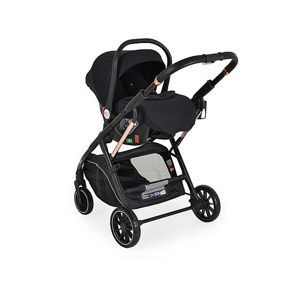 BINGO babakocsi SZETT újszülött kortól 22kg-ig 2in1 sport+váz+hordozó ANTRACIT