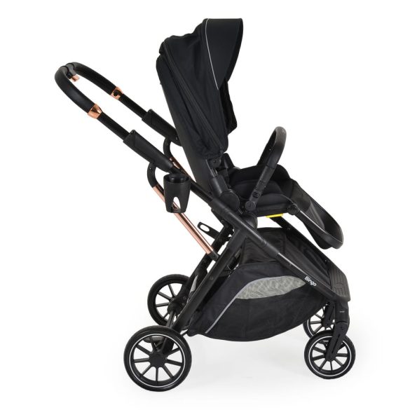 BINGO babakocsi 22kg-ig, sport vázzal, összecsukható 2 irányban ANTRACIT