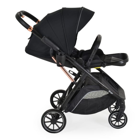 BINGO babakocsi 22kg-ig, sport vázzal, összecsukható 2 irányban ANTRACIT