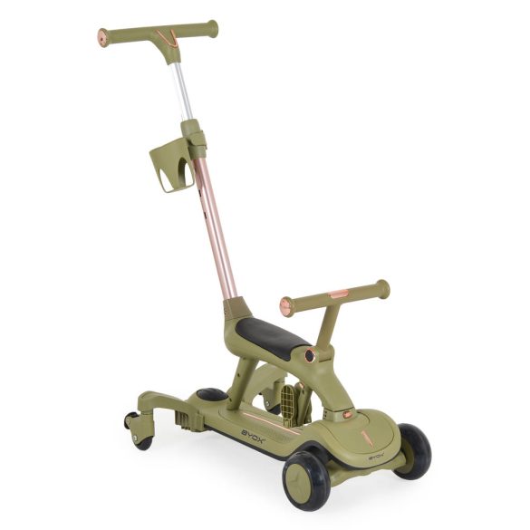 CORNET 6IN1 multifunkciós tricikli átalakítható rollerré ZÖLD