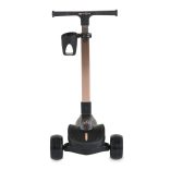 AERO roller, összecsukható, 50kg-ig, 3 kerekű, arany váz FEKETE