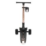 AERO roller, összecsukható, 50kg-ig, 3 kerekű, arany váz FEKETE