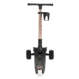 AERO roller, összecsukható, 50kg-ig, 3 kerekű, arany váz FEKETE