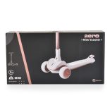 AERO roller, összecsukható, 50kg-ig, 3 kerekű, arany váz FEHÉR