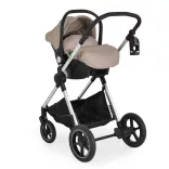 ALINA 2IN1 babakocsi SZETT átalakítható babakocsi+autós hordozó BÉZS/SEED PEARL