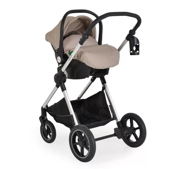 ALINA 2IN1 babakocsi SZETT átalakítható babakocsi+autós hordozó BÉZS/SEED PEARL