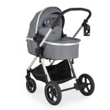 ALINA 2IN1 babakocsi SZETT átalakítható babakocsi+autós hordozó TITANIUM SZÜRKE