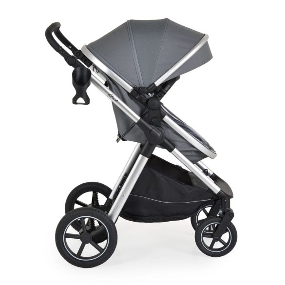 ALINA 2IN1 babakocsi SZETT átalakítható babakocsi+autós hordozó TITANIUM SZÜRKE