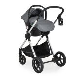 ALINA 2IN1 babakocsi SZETT átalakítható babakocsi+autós hordozó TITANIUM SZÜRKE