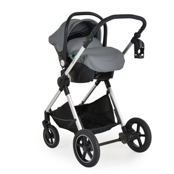 ALINA 2IN1 babakocsi SZETT átalakítható babakocsi+autós hordozó TITANIUM SZÜRKE