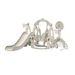 MONI óriás játékszett hinta, csúszda 6IN1 LUNAR SZÜRKE
