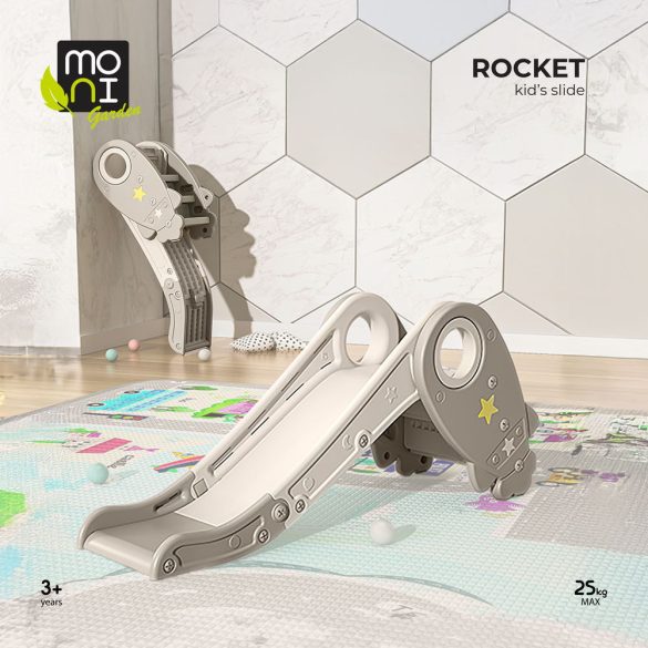 MONI csúszda 116cm ROCKET SZÜRKE