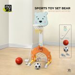 MONI kosárpalánk sport játékszett macis