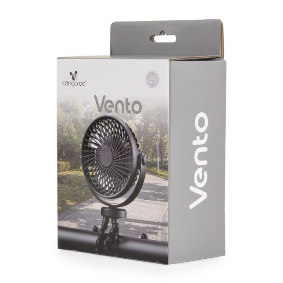 VENTO ventilátor babakocsihoz FEKETE