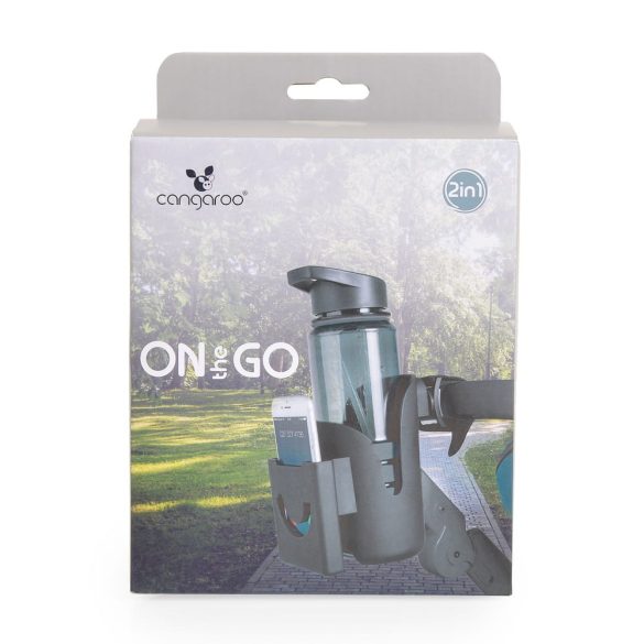 ON THE GO pohártartó és telefontartó 2in1, babakocsira