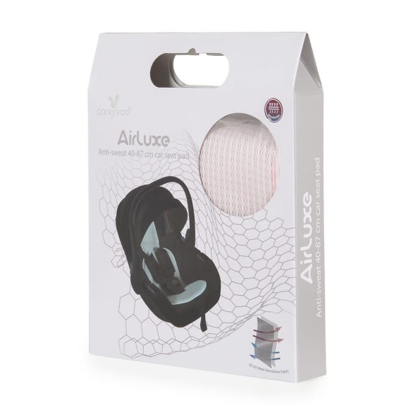 AIRLUXE autós hordozó párna, izzadásgátlós 40-87cm PINK