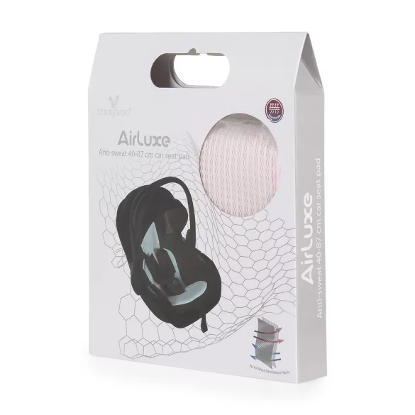 AIRLUXE autós hordozó párna, izzadásgátlós 40-87cm PINK