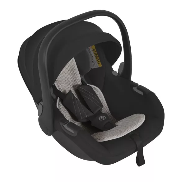 AIRLUXE autós hordozó párna, izzadásgátlós 40-87cm SZÜRKE