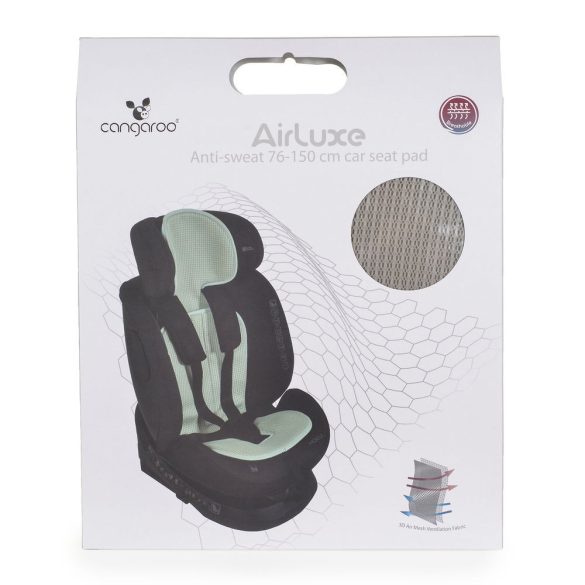 AIRLUXE autósülés párna izzadásgátlós 76-150cm SZÜRKE