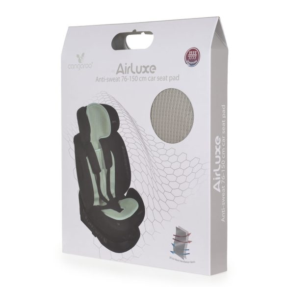 AIRLUXE autósülés párna izzadásgátlós 76-150cm SZÜRKE